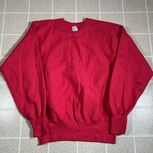 Vintage 90s Champion Reverse Weave Crewneck Sweatshirt Pink Adult XL Made In USA